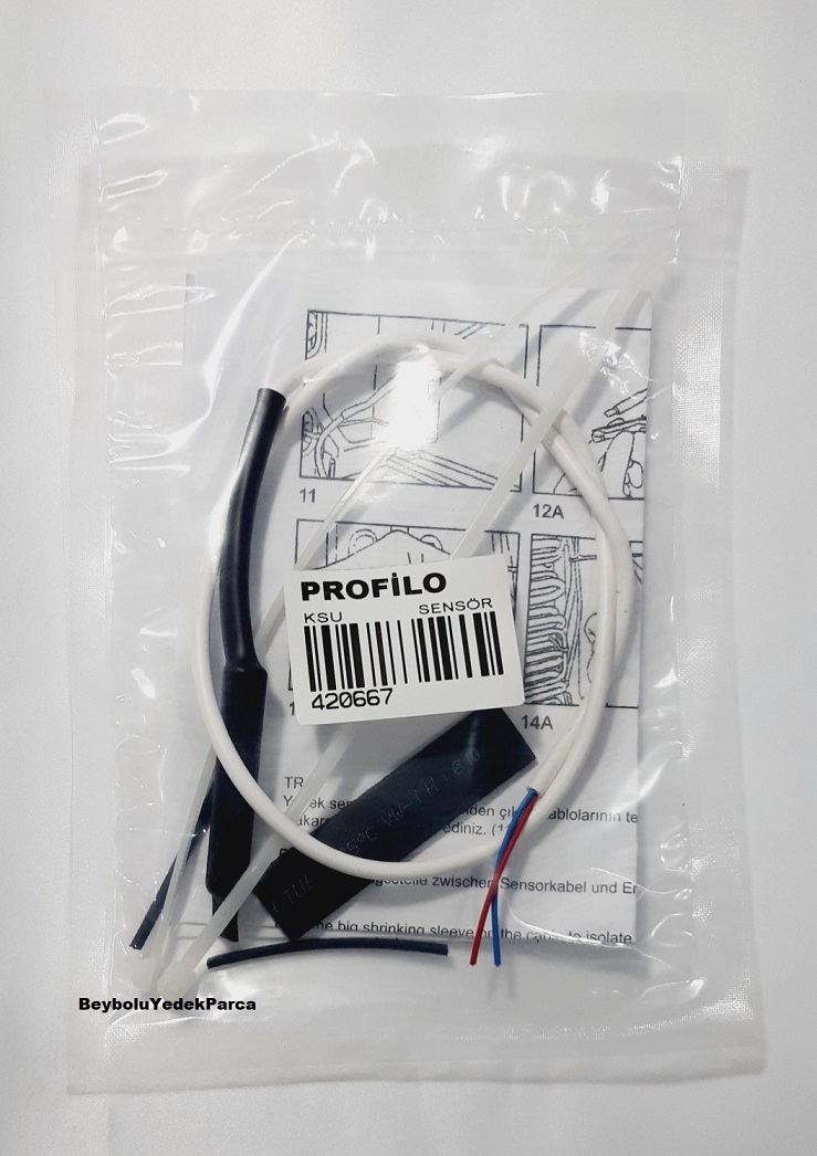Profilo Defrost Sensörü BD2056B2NN model Buzdolabı Sensörü No Profilo Frost Sensör