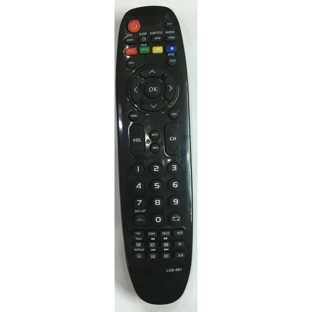 Axen 3D Kumandası Led Lcd Tv Kumandası Bombeli Siyah