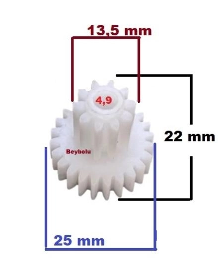 Arzum Orta Dişli , Arzum AR1118 Mixset Max Hazne Kapağı Aktarma Dişlisi