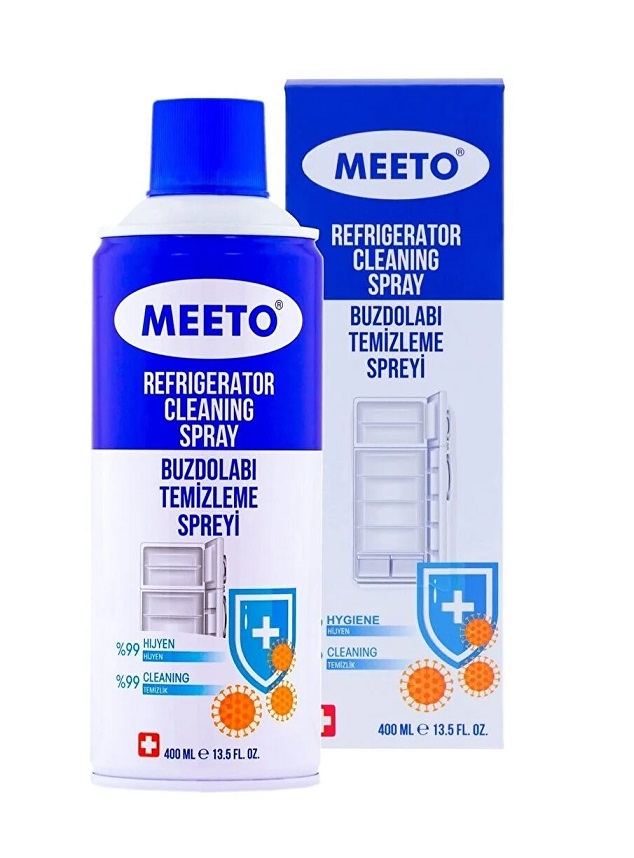 Buzdolabı Derin Dondurucu Temizleyici Sprey 400 ml , Bakım Temizleme Spreyi Meeto