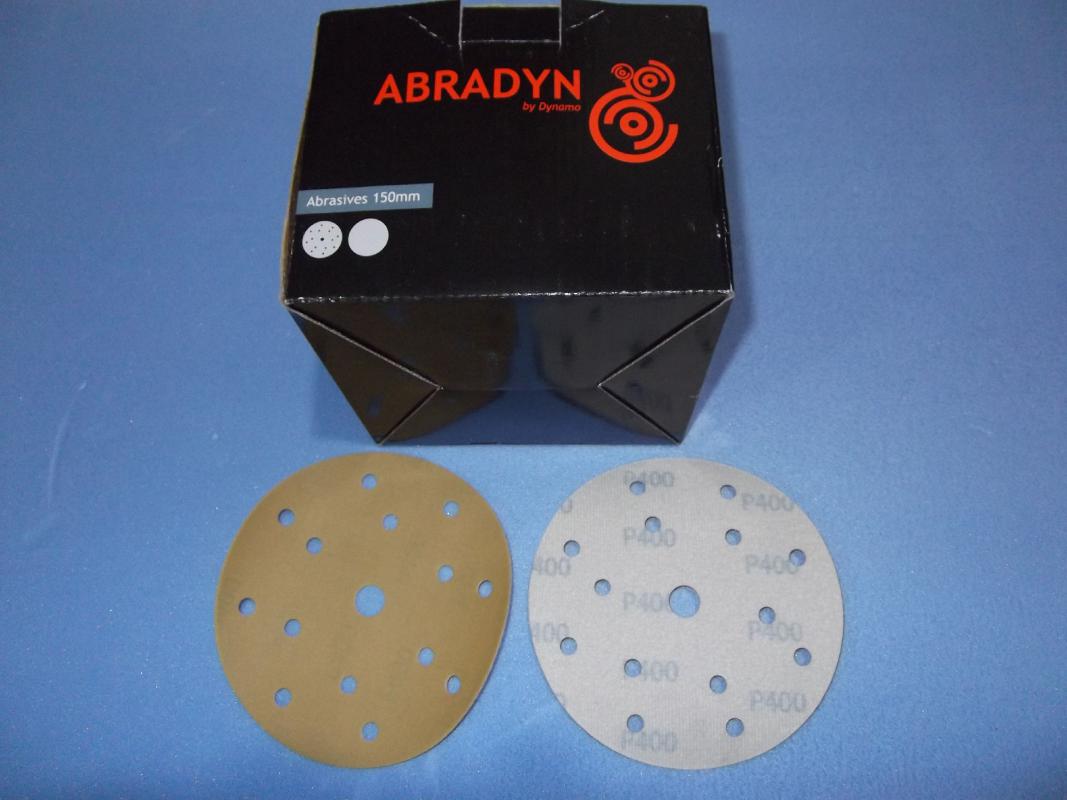 150 MM 400 Kum Cırtlı Disk Zımpara 10 Adet Zımpara