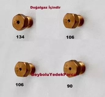 indesit Doğalgaz a Dönüşüm Enjektör Memeleri Takım  (Ariston)