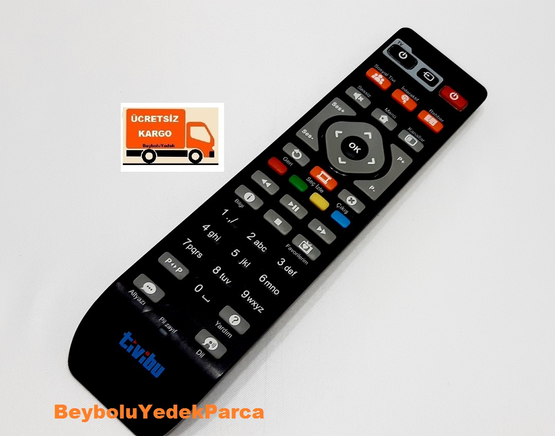AırtıesTivibu Kumanda  ORJİNAL Hd Kumandası Tıvıbu Uydu Kumandası