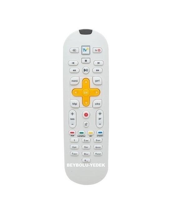 Türkcell Tv+Plus Klavyesiz Kumanda-  Turkcell Süperonline Model + tv Kumandası