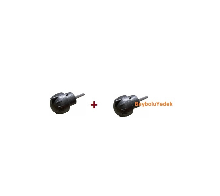 Demirdöküm Gri Düğme 2 Lİ ,Compact Şofben Düğmesi Hermetik Şofben Düğme