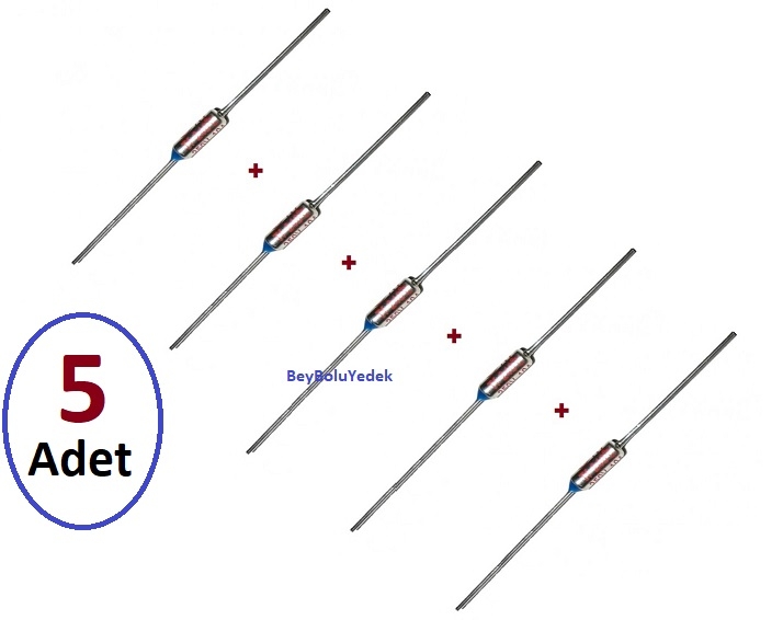 Tost Makinesi Termik Limit Sigortası 5 ADET, Tost Makinesi 240 Derece Termik Diyot Sigorta 240 °C