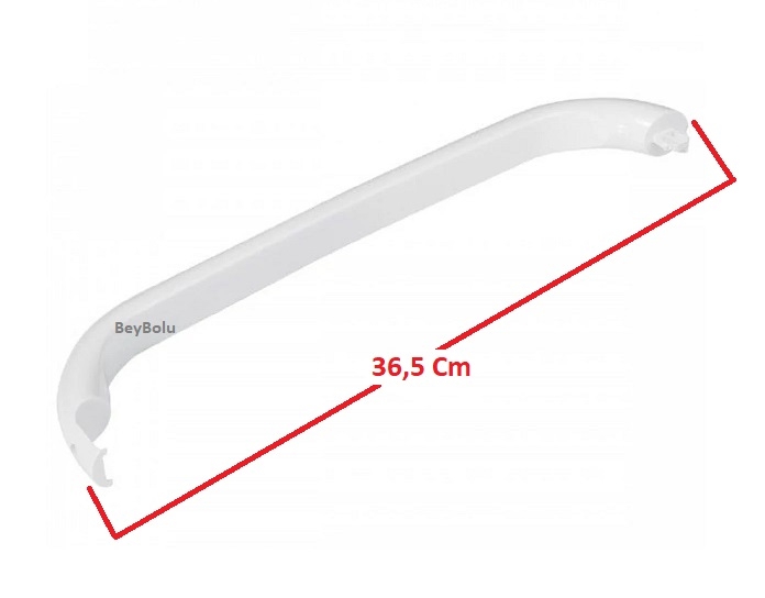 Siemens Uyumlu Buzdolabı Kapı Kolu 36,5 cm BEYAZ , Tek Vida Tip Kapak Kol
