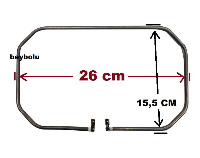 Sinbo rezistans , sinbo tost makinesi rezistansı , 26 cm x 15,5