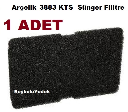 Arçelik 3883 KTS Çamaşır  Kurutma Makinesi Sünger Filtre ,
