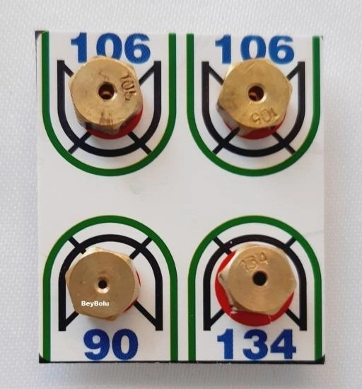 Profilo Ocak Doğalgaz Dönüşüm Enjektör Memeleri Takım , 7 MM