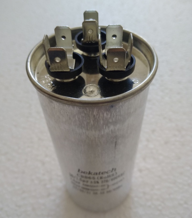 KLİMA KAPASİTÖR 30+1,5uF , 370 - 400 V AC KLİMA KONDANSATÖRÜ ,