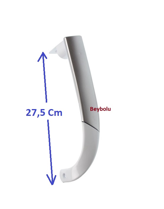 Beko D 9430 Buzdolabı Alt Kapı Kolu Gri-Beyaz Renk Buzdolabı Kol