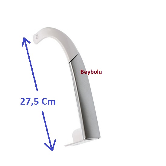 Beko D 9430 Buzdolabı ÜST Kapı Kolu Gri-Beyaz Renk Buzdolabı Kol