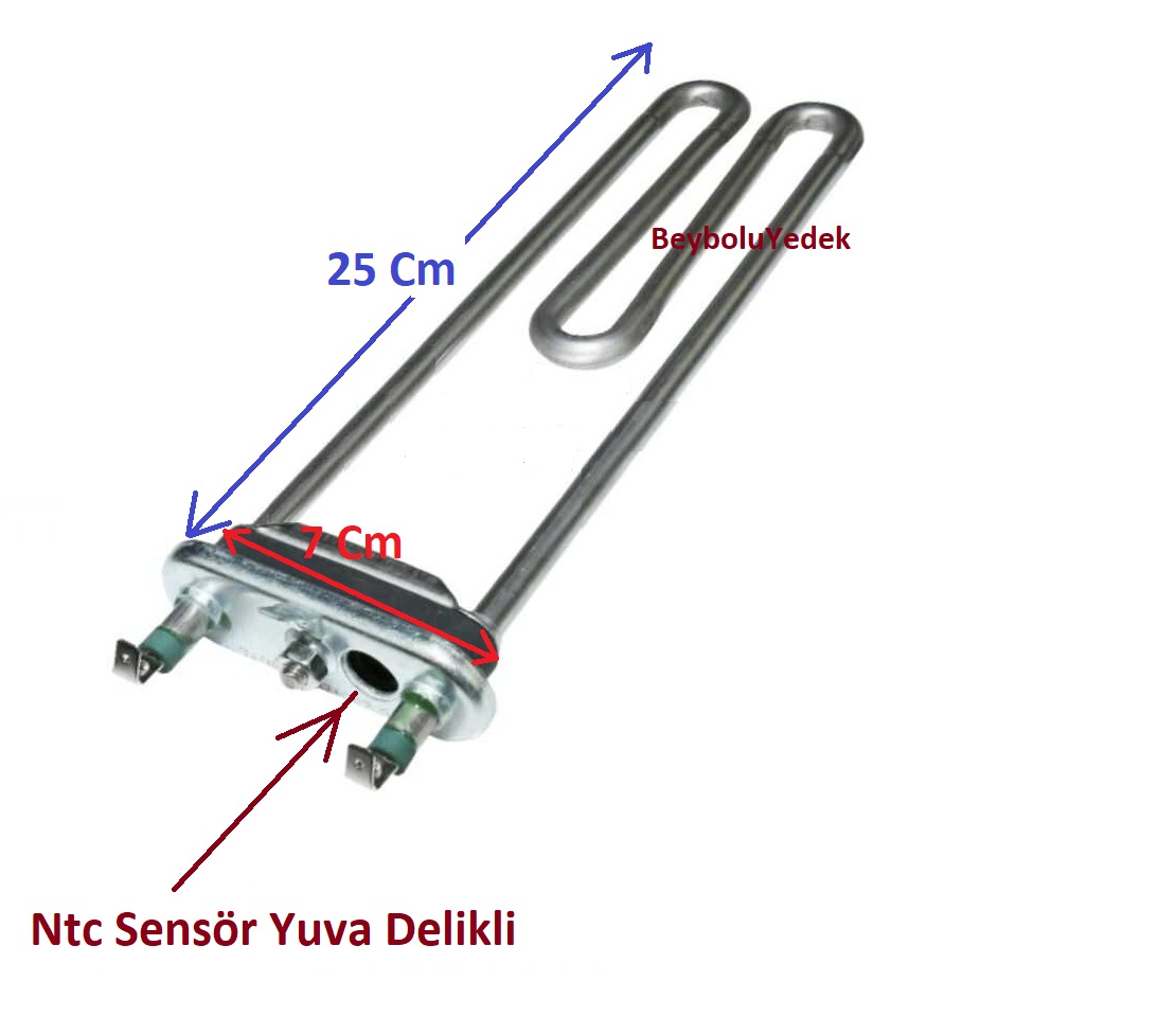 25 cm  Bosch Ntc Delikli Rezistans , Bosch Çamaşır Makinesi