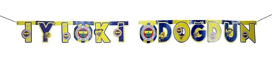 FB İyi Ki Doğdun Yazı 2 Metre Doğum Günü Parti Kutlama Flama Süs Fener Bahçe