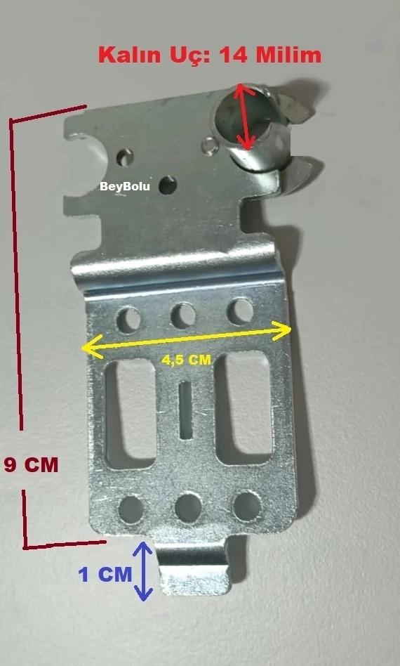 Finlux Uyumlu Buzdolabı Üst Menteşe , Buzdolap Üst Kapak Menteşesi