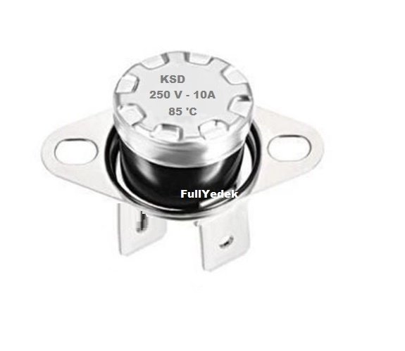 KSD301 85 °C Limit Termostat NC 250V 10 Amper