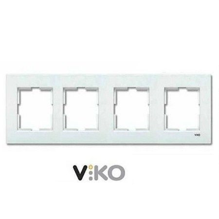 Viko Dörtlü Çerçeve Viko Karre 4LÜ , 4 Lü Çerçeve Kenar