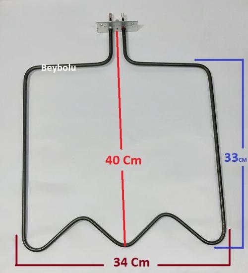 Arçelik Rezistans ARF9211 Fırın Alt Rezistansı 262900002  34 x 33 Cm 1300 Watt