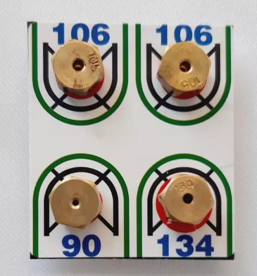 Süsler Doğalgaz Dönüşüm Enjektör Memeleri Takım ,7 Lokma İle Sökülür