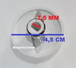 Şofben Düğmesi , Mini Elektrikli Şofben Ayar Plastik Düğme Genişlik 4,5 CM