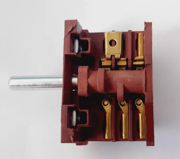 Pera 3+3 Şalter , Fırın Kademe Anahtarı 3 Konum Komütatör Şalteri Metal Uç