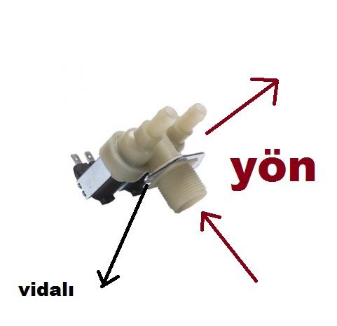 Regal Çamaşır Makinesi ikili Ventil , 2 li Su Giriş Vana ,