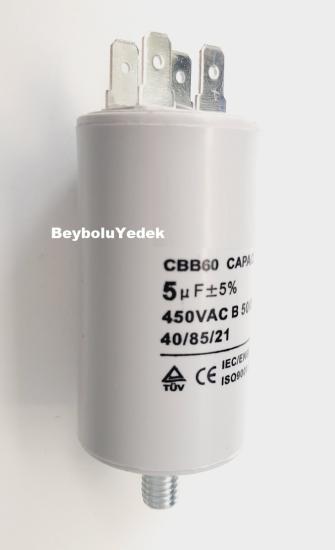 Beko 5 mf Kondansatör Bulaşık Makinesi Motor Kapasitör 5 mf 450