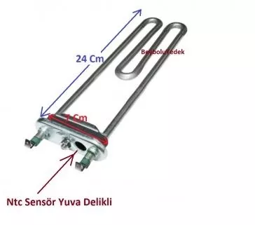 Arçelik NTC DELİKLİ REZİSTANS , Çamaşır Makinesi ısıtıcı