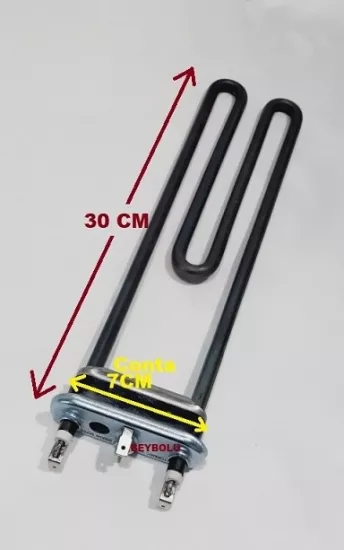 LG F12B8TDP Uyumlu Rezistans 30 CM , 2000 WATT Ntc Delikli Çamaşır Makinesi Rezistansı