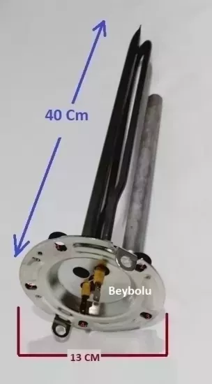 T7365B Arçelik  Uyumlu Rezistans Anotlu , 7365T 5 Delikli Termosifon Rezistansı