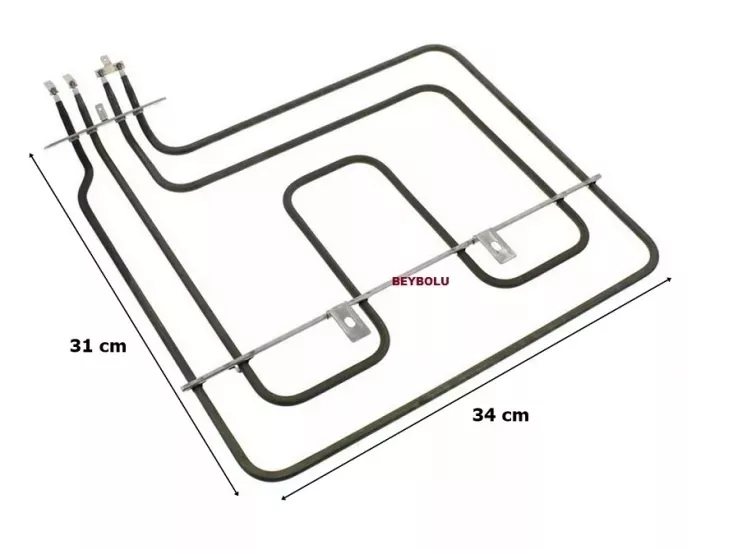 OIM 23300X Beko Uyumlu Fırın Rezistansı 2200 Watt ,  oım23300 x Rezistans