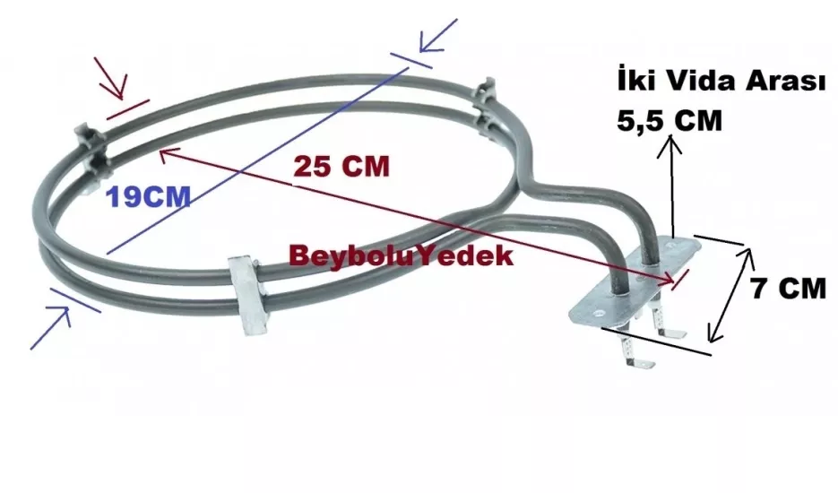SF103 Uyumlu Turbo Simfer Ocaklı Fırın Turbo Rezistans , Simfer Fırın rezistansı