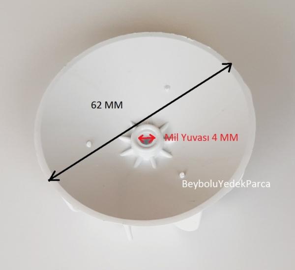 Premier Pervane Saç Kurutma Pervanesi 9 Kanat Çap 62 MM Mil
