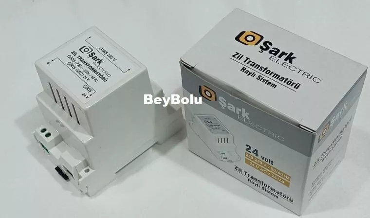 BeyboluYedek Şark 220 GİRİŞ 24 VOLT  ÇIKIŞ ,  ZİL TRAFOSU RAY PANO TİP GÜÇLÜ