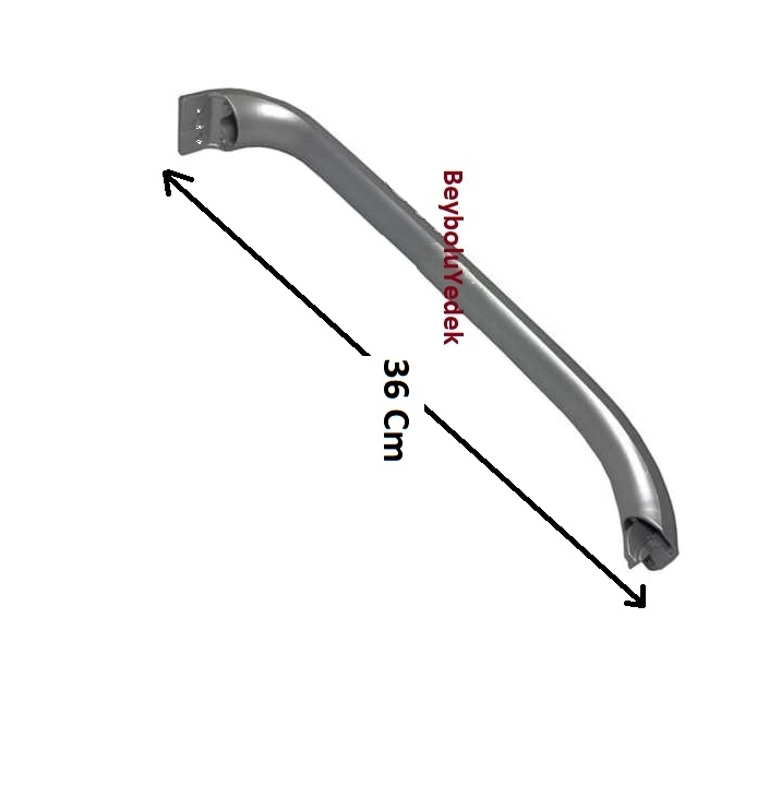 KSV42623NE Bosch Uyumlu Buzdolabı Kapak Kolu GRİ Renk Buzdolabı Kol